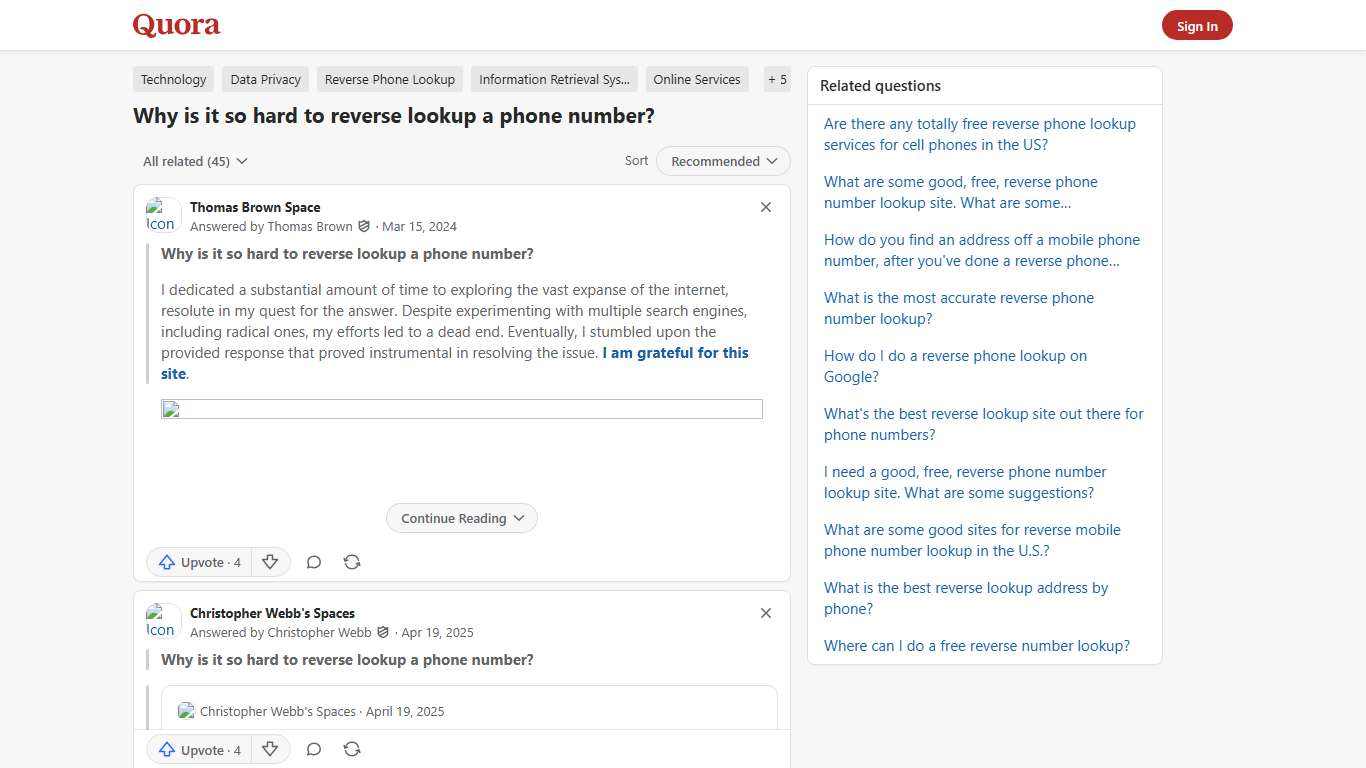 Why is it so hard to reverse lookup a phone number? - Quora